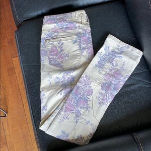 Free people printed jeans